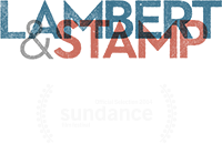 lambert and stamp movie logo link to lambertstampmovie.com